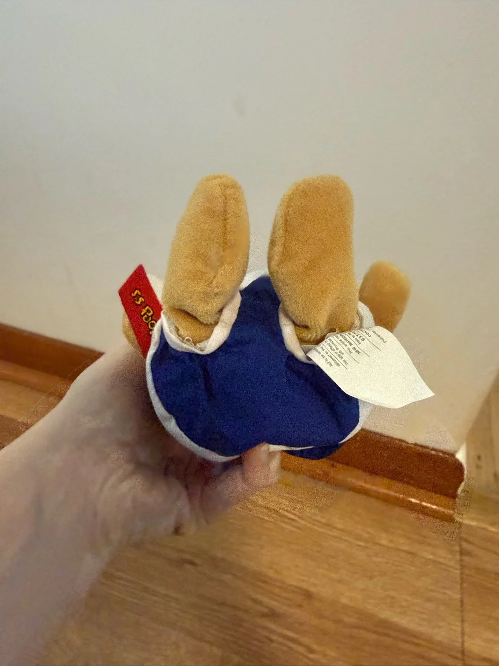 Vintage 8” Disney Store/Disney Parks “Nautical Pooh” Mini Bean Bag Plush NWT